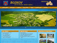 Tablet Screenshot of obecbozkov.cz